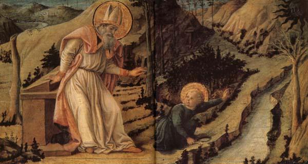 Filippino Lippi The Vision of St.Augustine Germany oil painting art